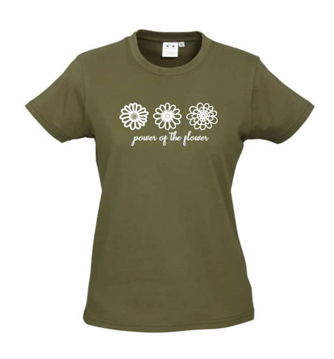 Power of the Flower - Fitted Short Sleeve T-Shirt