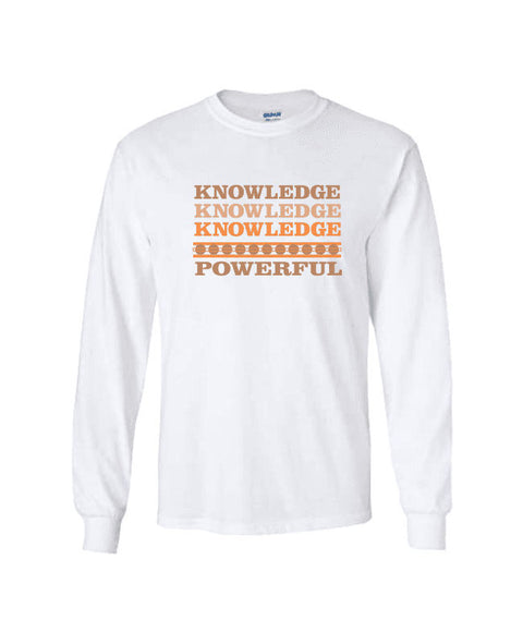 Knowledge is Powerful - Unisex Long Sleeve T-Shirt