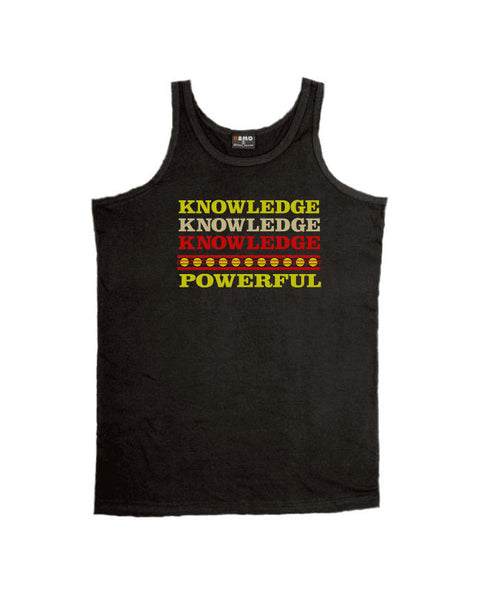 Knowledge is Powerful - Unisex Singlet T-Shirt