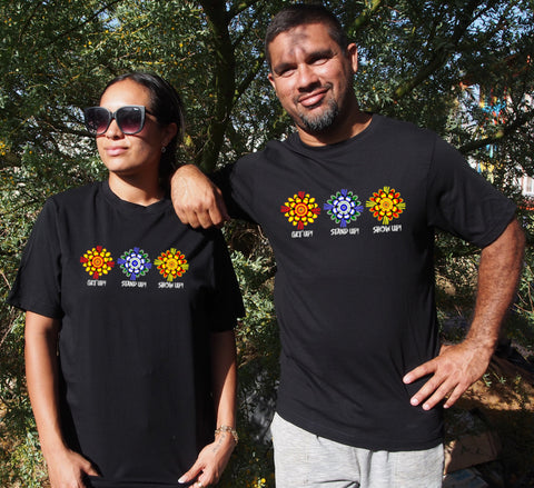 Get Up! Stand Up! Show Up! NAIDOC - Unisex Short Sleeve T-Shirt