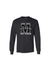 Black Long Sleeve T Shirt. Graphic large letter M. The text reads Metacognition, think about your thinking.
