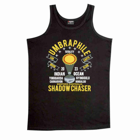 Umbraphile Shadow Chaser Solar Eclipse Inspired - Unisex Singlet Tank t shirt
