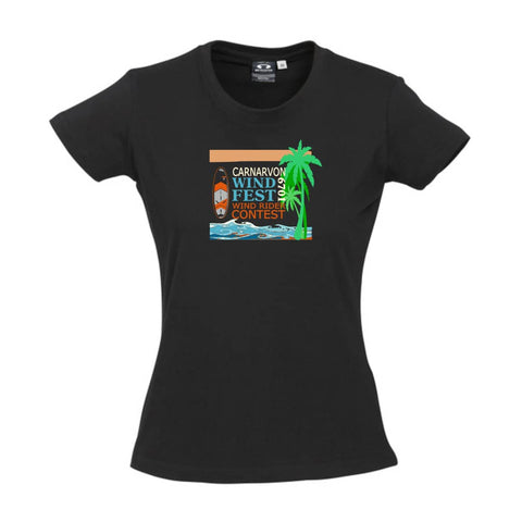Carnarvon Windfest - Wind Rider Contest - Fitted Women's Short Sleeve T-Shirt