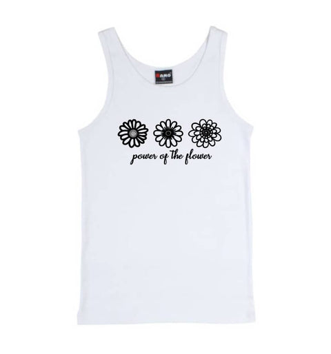 Power of the Flower - Unisex Singlet T-Shirt