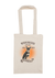 Long Handle Calico Bag, natural colour.  Graphic of a dog with text reading Working Dog.  Wild Life.  Best Mate.  Nurture by Nature.
