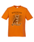 Orange Short Sleeve T Shirt. Graphic of a dog with text reading Working Dog. Wild Life. Best Mate. Nurture by Nature.